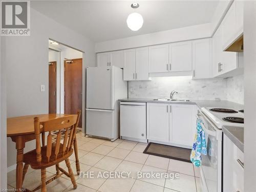 802 - 162 Martindale Road, St. Catharines (453 - Grapeview), ON - Indoor Photo Showing Kitchen With Double Sink