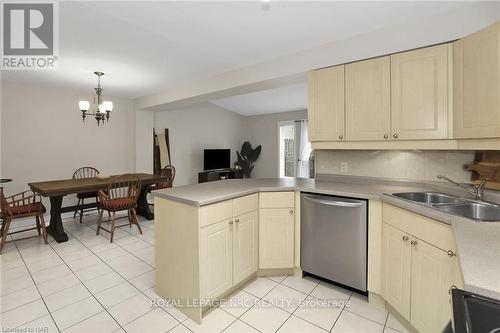 22 Flynn Court, St. Catharines (453 - Grapeview), ON - Indoor Photo Showing Kitchen With Double Sink