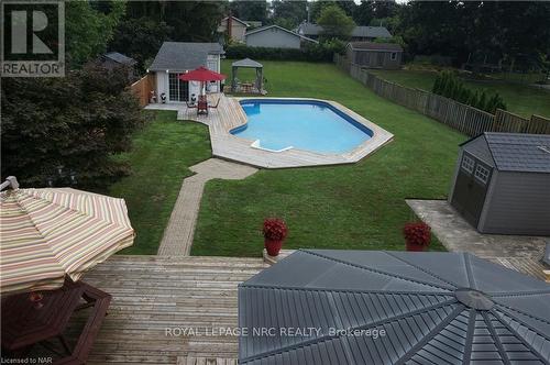 62 Cecil Street, St. Catharines (443 - Lakeport), ON - Outdoor With In Ground Pool With Deck Patio Veranda With Backyard