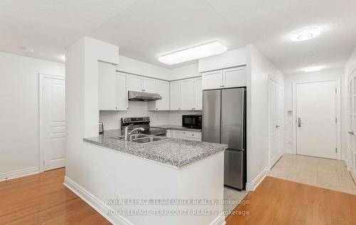 1408-8 Mckee Ave, Toronto, ON - Indoor Photo Showing Kitchen With Stainless Steel Kitchen With Double Sink