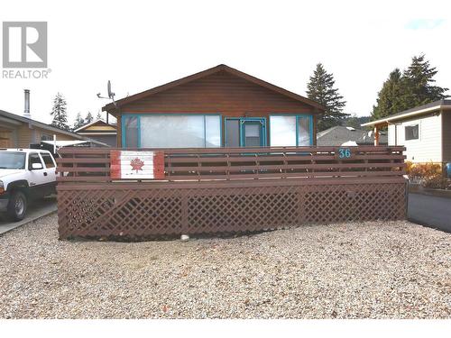 Welcome to 36 Lakeshore Drive in Parker Cove - 36 Lakeshore Drive, Vernon, BC - Outdoor With Deck Patio Veranda