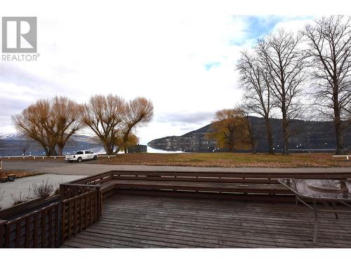 large 23 x 16.5 front deck - 36 Lakeshore Drive, Vernon, BC - Outdoor With View