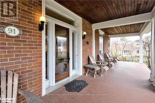 91 Denmark Street, Meaford, ON - Outdoor With Deck Patio Veranda With Exterior