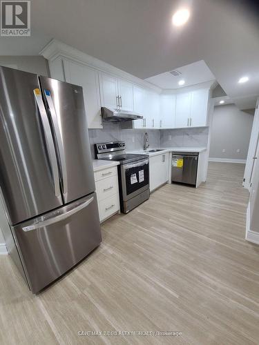 #Bsmt - 162 Valleyway Drive, Brampton, ON - Indoor Photo Showing Kitchen With Stainless Steel Kitchen