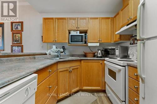 107 - 210 Main Street E, Haldimand, ON - Indoor Photo Showing Kitchen With Double Sink