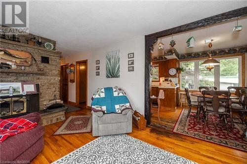 564 Municipal Road, South Bruce Peninsula, ON - Indoor With Fireplace