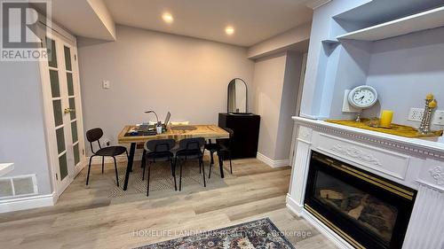 Bsmt - 36 Long Point Drive, Richmond Hill, ON - Indoor With Fireplace