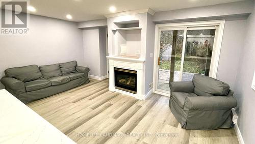 Bsmt - 36 Long Point Drive, Richmond Hill, ON - Indoor With Fireplace