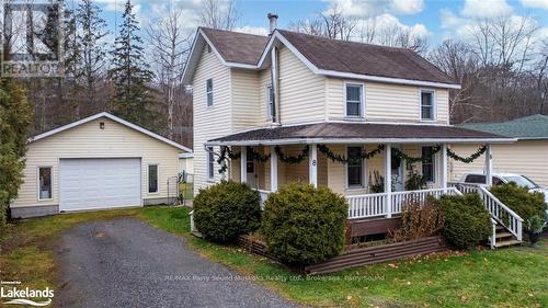 8 Meadow Street, Parry Sound, ON - Outdoor With Deck Patio Veranda With Facade