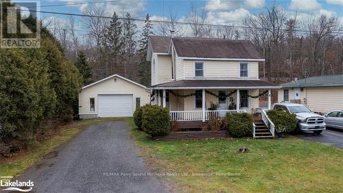 8 Meadow Street, Parry Sound, ON - Outdoor With Deck Patio Veranda With Facade