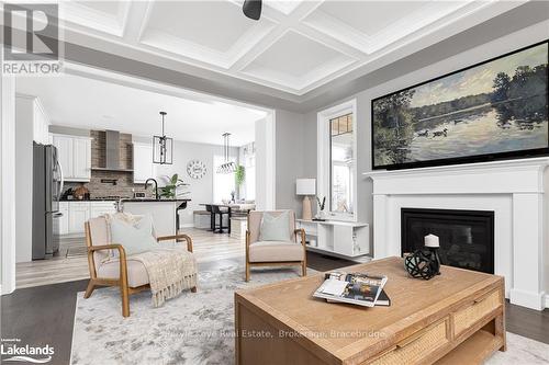 80 Chambery Street, Bracebridge (Macaulay), ON - Indoor Photo Showing Living Room With Fireplace