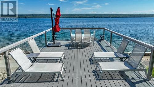 426 Mallory Beach Road, South Bruce Peninsula, ON - Outdoor With Body Of Water With Deck Patio Veranda