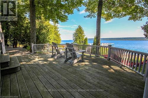 426 Mallory Beach Road, South Bruce Peninsula, ON - Outdoor With Body Of Water With Deck Patio Veranda With View