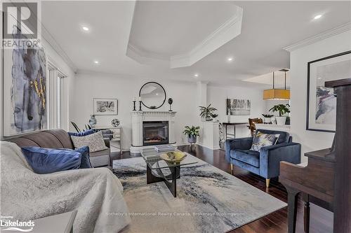 295 Eliza Street, Meaford, ON - Indoor Photo Showing Living Room With Fireplace