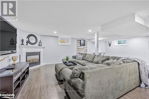 295 Eliza Street, Meaford, ON - Indoor Photo Showing Basement With Fireplace