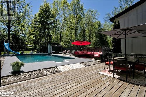 295 Eliza Street, Meaford, ON - Outdoor With In Ground Pool With Deck Patio Veranda