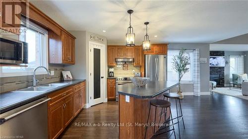 71 Clayton Street, West Perth (Mitchell), ON - Indoor Photo Showing Kitchen With Double Sink