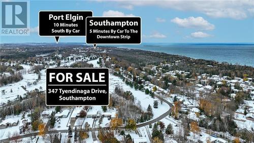 347 Tyendinaga Drive, Saugeen Shores (South Bruce Peninsula), ON - Outdoor With Body Of Water With View