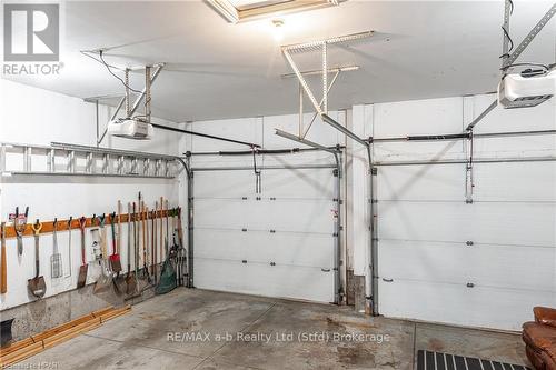 18 Abraham Drive, Stratford, ON - Indoor Photo Showing Garage