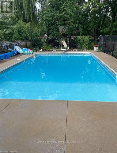 18 Abraham Drive, Stratford, ON - Outdoor With In Ground Pool With Backyard