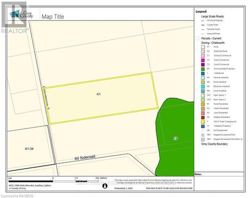 Con 3 Egr Pt Lot 63 Pcl 3 Concession, Chatsworth, ON 