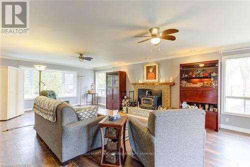 205 London Road, Huron-Kinloss, ON - Indoor Photo Showing Living Room With Fireplace