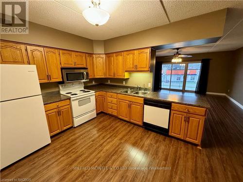 304 - 203 Mcnabb Street, Brockton, ON - Indoor Photo Showing Kitchen With Double Sink