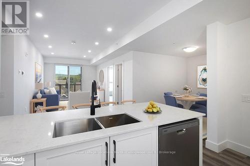 318 - 4 Kimberly Lane, Collingwood, ON - Indoor Photo Showing Kitchen With Double Sink