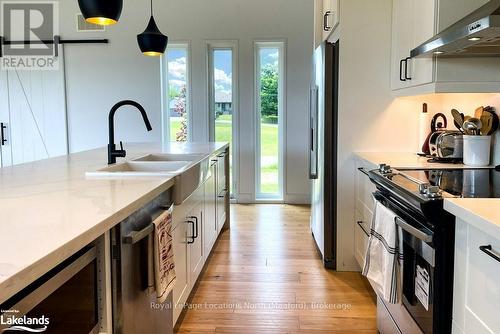 133 Young Drive, Grey Highlands, ON - Indoor Photo Showing Kitchen With Double Sink With Upgraded Kitchen