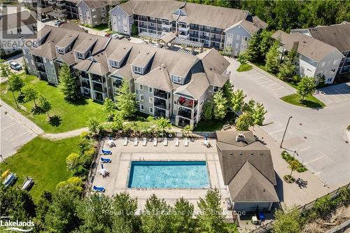 308 - 4 Brandy Lane Drive, Collingwood, ON - Outdoor With In Ground Pool With View