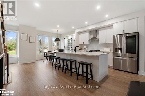 8 Bru-Lor Lane, Orillia, ON - Indoor Photo Showing Kitchen With Stainless Steel Kitchen With Upgraded Kitchen