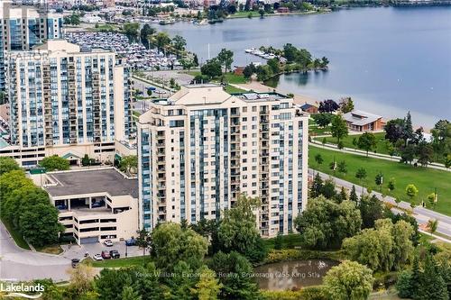 608 - 75 Ellen Street, Barrie (City Centre), ON - Outdoor With Body Of Water With Facade