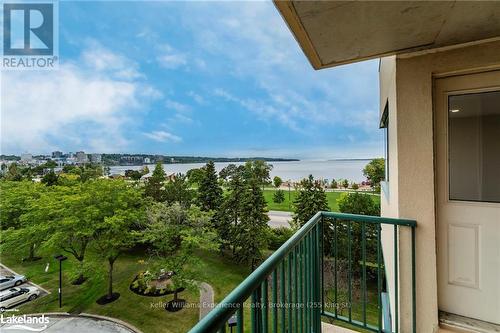 608 - 75 Ellen Street, Barrie (City Centre), ON - Outdoor With Body Of Water With Balcony With View