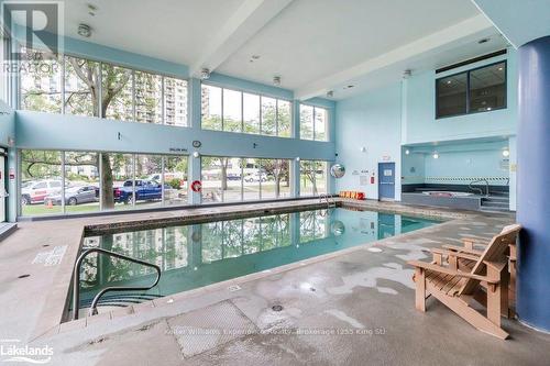 608 - 75 Ellen Street, Barrie (City Centre), ON - Indoor Photo Showing Other Room With In Ground Pool