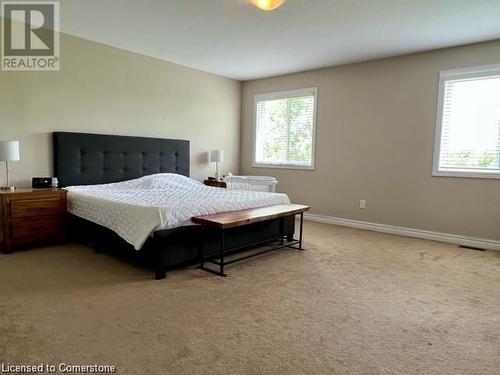 View of carpeted bedroom - 683 Robert Ferrie Drive, Kitchener, ON - Indoor Photo Showing Bedroom