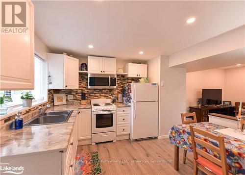 4693 Daniel Street, Ramara (Atherley), ON - Indoor Photo Showing Kitchen With Double Sink