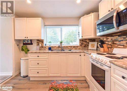 4693 Daniel Street, Ramara (Atherley), ON - Indoor Photo Showing Kitchen With Double Sink