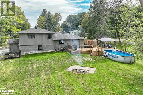 4693 Daniel Street, Ramara (Atherley), ON - Outdoor With Above Ground Pool With Backyard