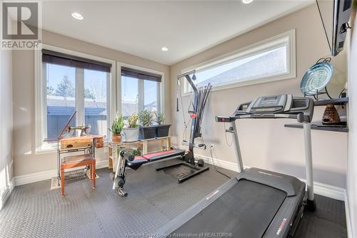 374 Evergreen Drive, Lakeshore, ON - Indoor Photo Showing Gym Room