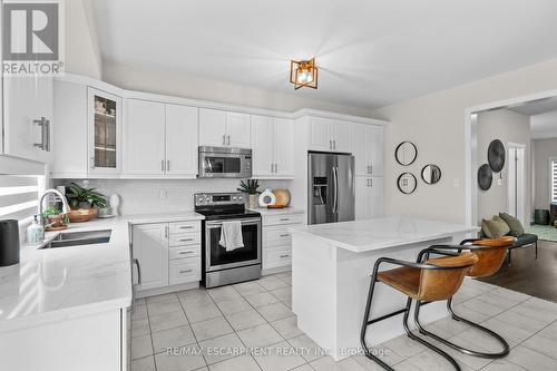 7 Savage Drive, Hamilton, ON - Indoor Photo Showing Kitchen With Stainless Steel Kitchen With Double Sink