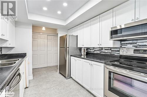 401 - 172 Eighth Street, Collingwood, ON - Indoor Photo Showing Kitchen With Stainless Steel Kitchen With Double Sink