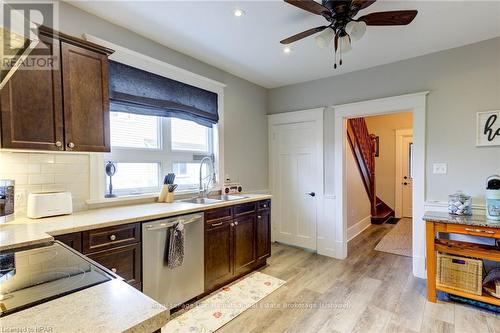 465 Albert Avenue N, North Perth (Listowel), ON - Indoor Photo Showing Kitchen With Double Sink