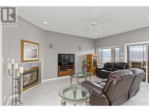 4010 Pebble Beach Drive, Osoyoos, BC - Indoor Photo Showing Living Room With Fireplace