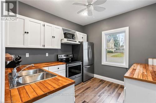 53 Robertson Street, Minto (Harriston), ON - Indoor Photo Showing Kitchen With Double Sink