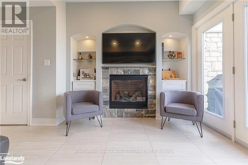 15 - 209707 Highway 26, Blue Mountains (Blue Mountain Resort Area), ON - Indoor Photo Showing Living Room With Fireplace