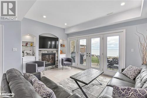 15 - 209707 Highway 26, Blue Mountains (Blue Mountain Resort Area), ON - Indoor Photo Showing Living Room With Fireplace