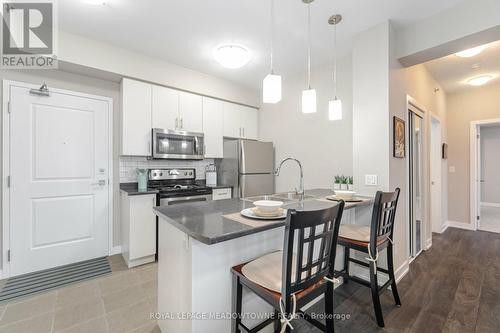 406 - 2490 Old Bronte Road E, Oakville, ON - Indoor Photo Showing Kitchen With Double Sink With Upgraded Kitchen