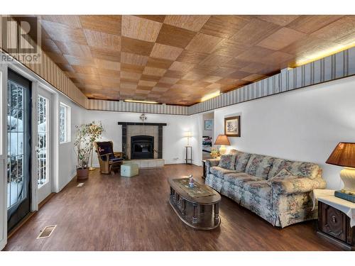 4184 Estavilla Drive, Prince George, BC - Indoor Photo Showing Living Room With Fireplace