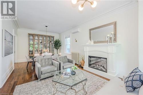 138 Dublin Street N, Guelph (Exhibition Park), ON - Indoor Photo Showing Living Room With Fireplace