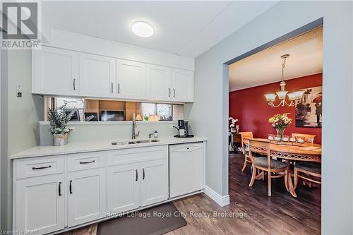 401 - 8 Christopher Court, Guelph (Hanlon Creek), ON - Indoor Photo Showing Kitchen With Double Sink